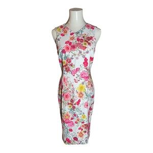 Carlisle Collection Structured Floral Dress Size 4